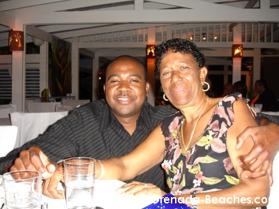 Dinner at The Beach House Restaurant Grenada Dr. Grooms beach