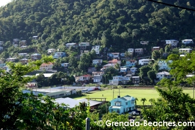 Olga's Grenada Bed & Breakfast view of River Road