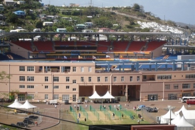 Olga's Grenada Bed & Breakfast view of National Stadium