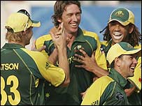 Ricky Pointing and Australian Cricket Team - grenada cricket world cup grenada national stadium